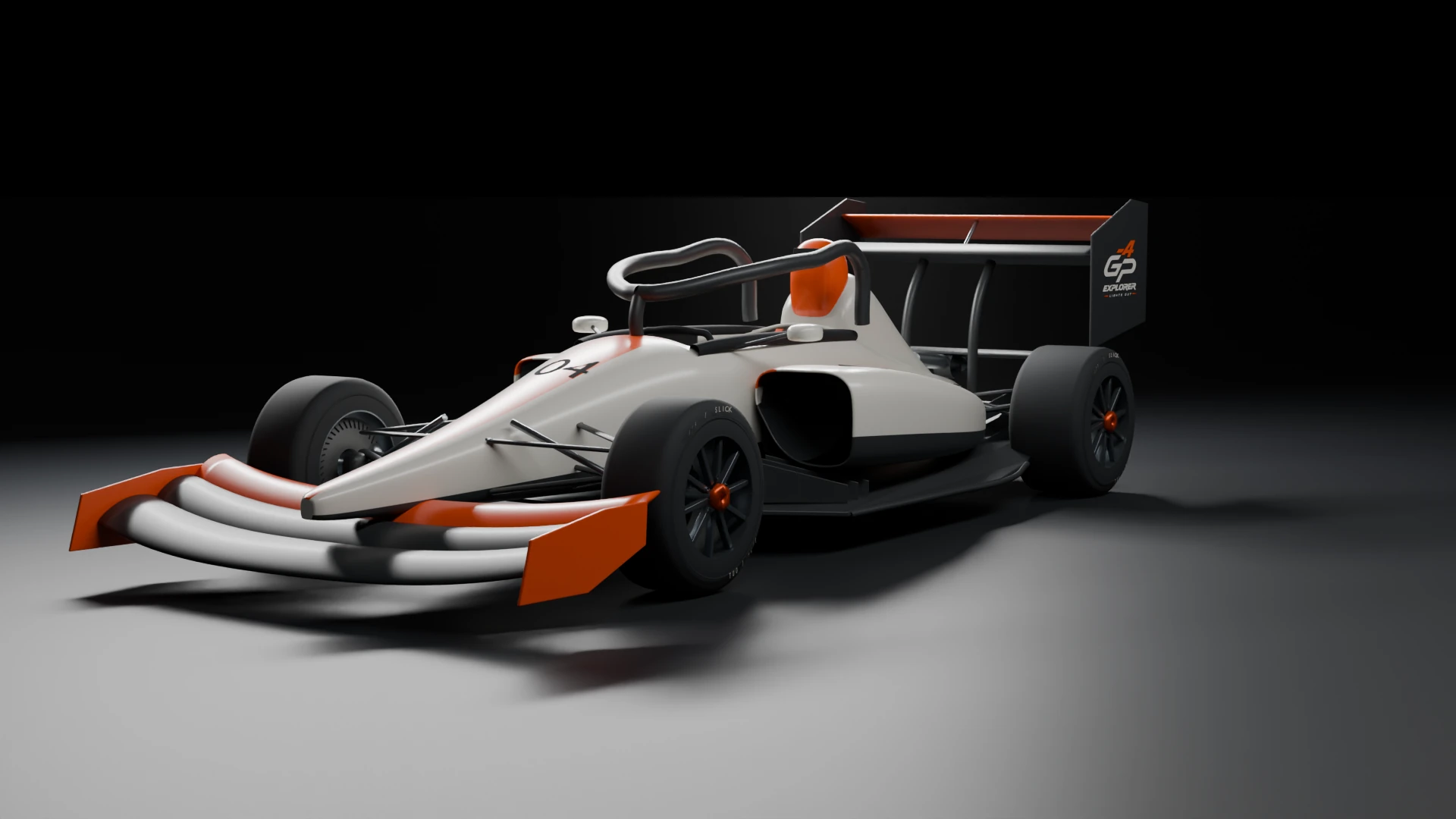 GP Explorer 4, monoplace originale de la scène d’accueil