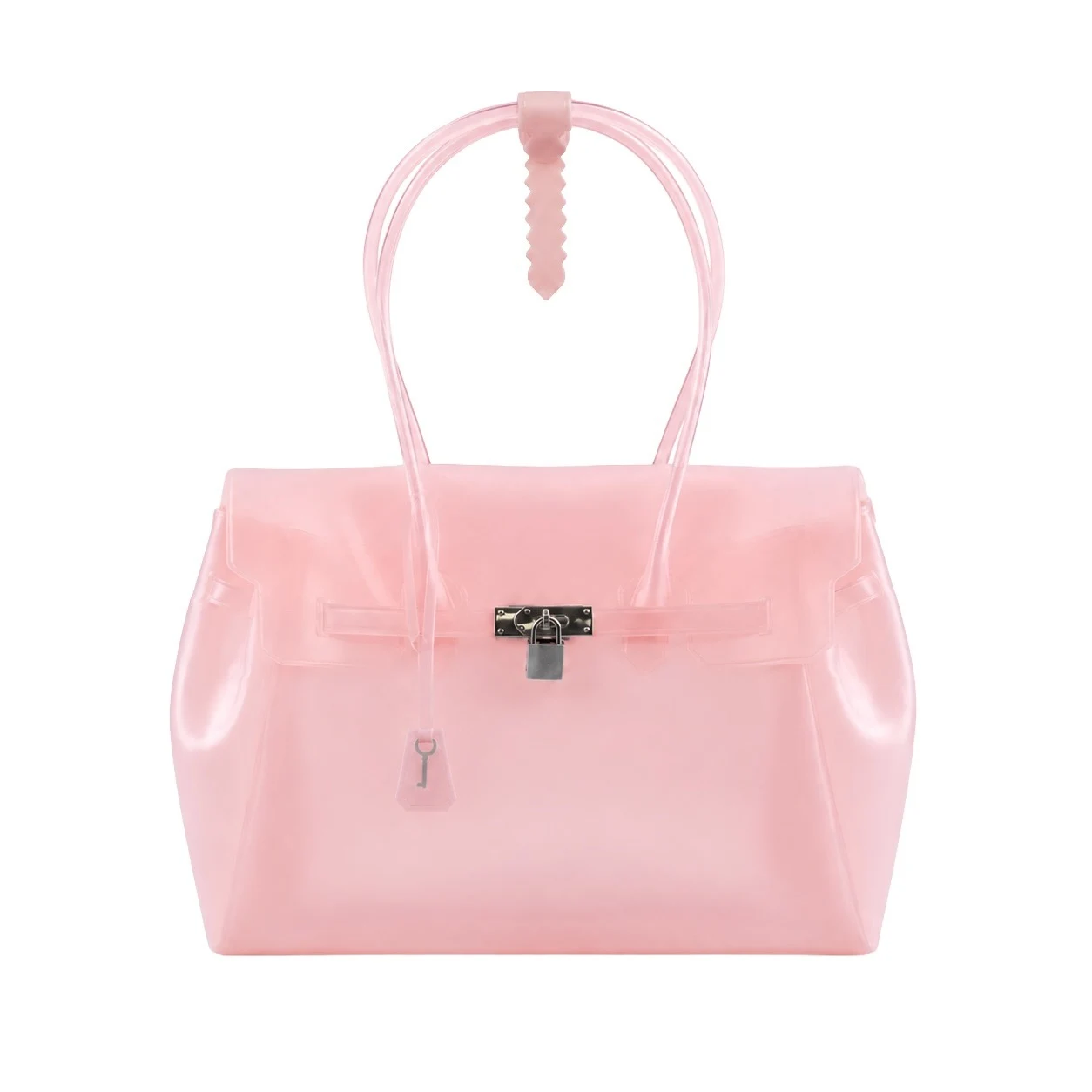 MALENN, sac transparent rose